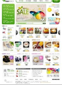 韓國(guó)風(fēng)格日用百貨促銷網(wǎng)頁(yè)設(shè)計(jì)模版及銷售策略解析